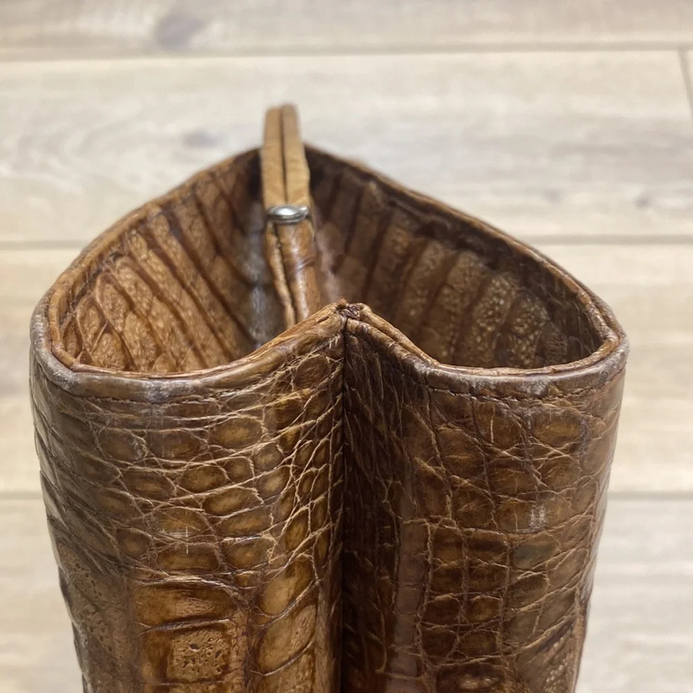 Vintage Genuine Alligator handbag - Picture 9 of 16